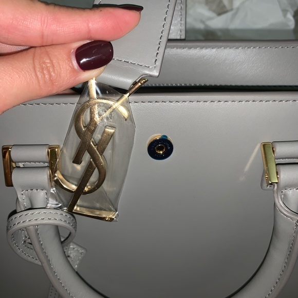 YSL Grey Small Cabas - Picture 2 of 4